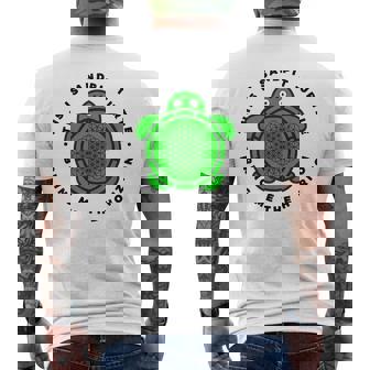 Vintage This Is Sandpit Turtle Retro Animal Meme Men's T-shirt Back Print | Seseable UK