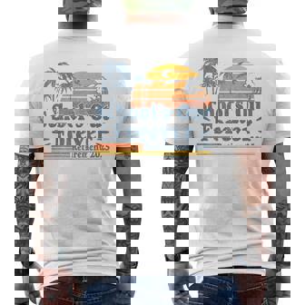 Vintage School's Out Forever Retirement 2025 Teachers Men's T-shirt Back Print - Monsterry
