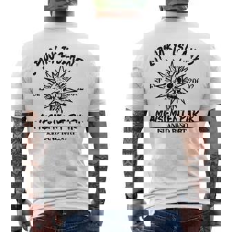 Vintage Spooky Island Est 2002 Amusement Park Island Men's T-shirt Back Print - Thegiftio UK