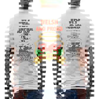 Welsh Dragon Wales ラグビートップ 長袖tシャツ メンズTシャツ バックプリント - Kawaiitshirt