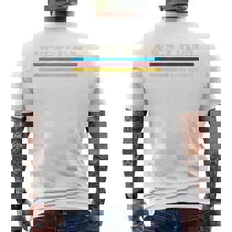 West Hamtriped Retro T-shirt da uomo con stampa posteriore - Novitaregali