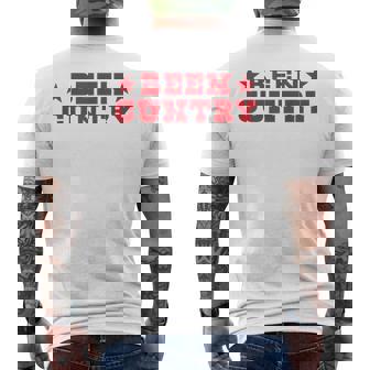 Western Cowboy Concert Tour Cowgirl Outfit Been Cuntry Men's T-shirt Back Print | Mazezy