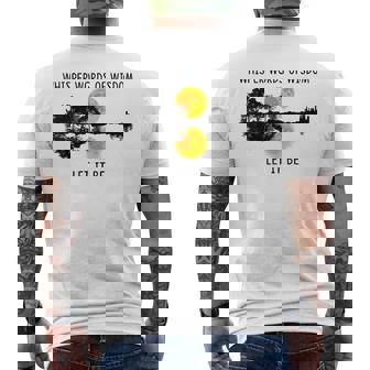Whisper Words Of Wisdom Let-It Be ギター レイクシャドウ メンズTシャツ バックプリント - Kawaiitshirt