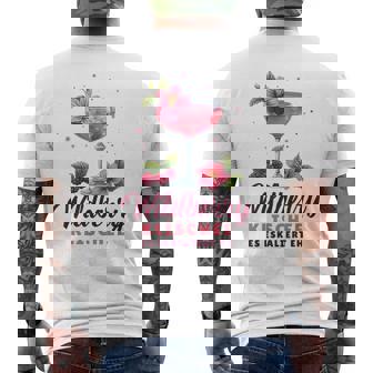 Wildberry Klischee Es Eskaliert Ehommer Party Cocktail T-Shirt mit Rückendruck - Geschenkecke