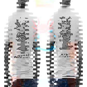 Wooper-Muper メキシカンサラマンダー アフロヘッド かわいい 面白い キッズ メンズTシャツ バックプリント - Kawaiitshirt