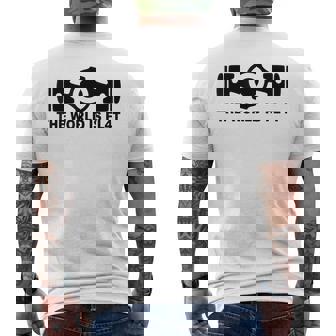 The World Is Flat、Auto Racing Motorsports メンズTシャツ バックプリント - Kawaiitshirt