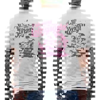 Y'all Mind If I Do Some Lollygaggin Cowboy Frog Men's T-shirt Back Print - Thegiftio UK