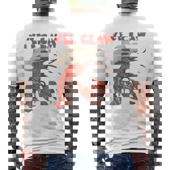 Yee Claw Lobster Seafood Festival Men's T-shirt Back Print - Monsterry