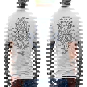 Yukユク黒ver メンズTシャツ バックプリント - Kawaiitshirt