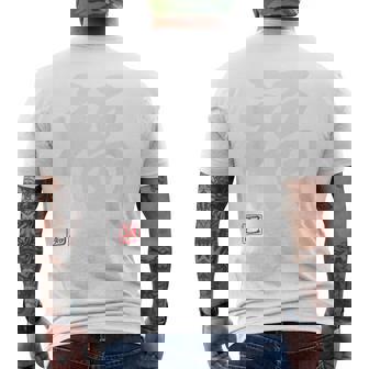 「福」文字入り おもしろ 筆文字 面白い 白服 面白い メンズTシャツ バックプリント - Kawaiitshirt