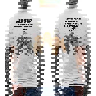 【Super Cute Toypoodles】トイプードル 実写 メンズTシャツ バックプリント - Kawaiitshirt