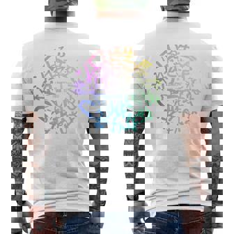 【あなたより長く 短歌ロゴ】 メンズTシャツ バックプリント - Kawaiitshirt