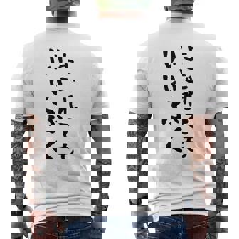 【よごれてもいいふく】おもしろ 文字 保育園 学校行事 面白い ネタ 笑える ふざけ 遊び心 ユーモア お笑い ウケ狙い メンズTシャツ バックプリント - Kawaiitshirt