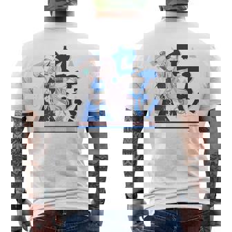 【パヴォリア・レイネ】ホロぐら名場面 メンズTシャツ バックプリント - Kawaiitshirt