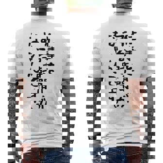 【仕事をする時間がないんです】おもしろ 文字 面白い ネタ 笑える ふざけ 遊び心 ユーモア お笑い シュール ウケ狙い メンズTシャツ バックプリント - Kawaiitshirt