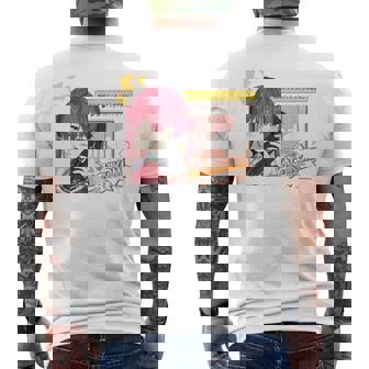 【宝鐘マリン】ホロぐら名場面 メンズTシャツ バックプリント - Kawaiitshirt