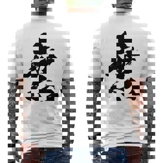 【無】一文字 漢字 日本語 毛筆 書道 筆文字 言葉 和柄 日本 かっこいい お土産 海外 おもしろ 面白い 文字入り メンズTシャツ バックプリント - Kawaiitshirt