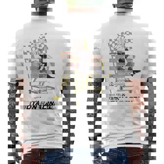 【獅白ぼたん】ホロぐら名場面 メンズTシャツ バックプリント - Kawaiitshirt