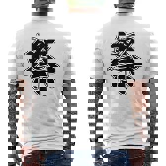 【背中・バック 後ろプリント】祭 まつり（黒文字）お祭り 衣装 体育祭 文化祭 催事 面白い デザイン メンズTシャツ バックプリント - Kawaiitshirt