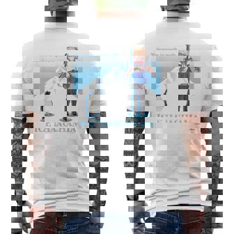 【赤井はあと】ホロぐら名場面 メンズTシャツ バックプリント - Kawaiitshirt