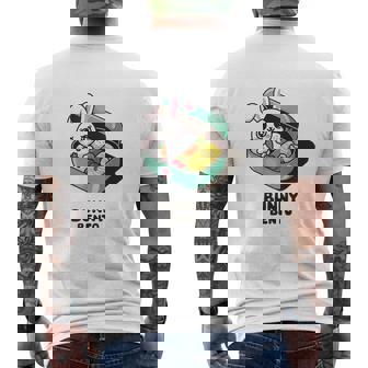 うさぎ弁当 かわいいウサギの和風弁当 ダジャレ メンズTシャツ バックプリント - Kawaiitshirt