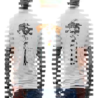 おとぼけわんこ メンズTシャツ バックプリント - Kawaiitshirt