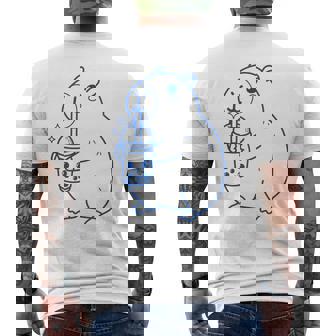 かわいい カピバラ ノベルティ グラフィック ボバティー ミルクセーキ ミルクティー メンズTシャツ バックプリント - Kawaiitshirt