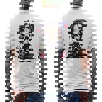 かわいいエモテディベア メンズTシャツ バックプリント - Kawaiitshirt