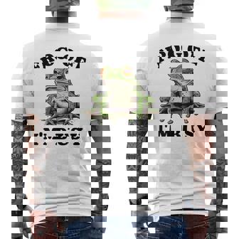 かわいいカエルデザイン メンズTシャツ バックプリント - Kawaiitshirt