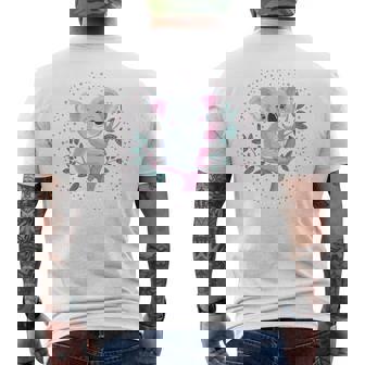 かわいいコアラガール おもしろコアラ 長袖tシャツ メンズTシャツ バックプリント - Kawaiitshirt