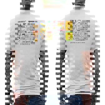 ぐでたま Supermarket メンズTシャツ バックプリント - Kawaiitshirt