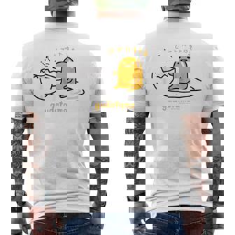 ぐでたま ぐーでたまたま ライトカラー メンズTシャツ バックプリント - Kawaiitshirt