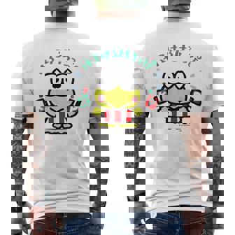 けろけろけろっぴ はたあげ ライトカラー メンズTシャツ バックプリント - Kawaiitshirt