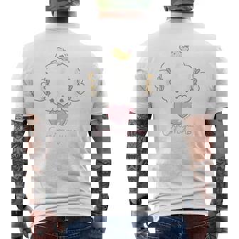 こぎみゅん ハート ライトカラー メンズTシャツ バックプリント - Kawaiitshirt