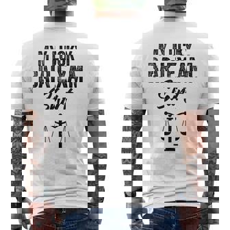 これは私のラッキーバー試験シャツ面白いラッキーバー試験 メンズTシャツ バックプリント - Kawaiitshirt