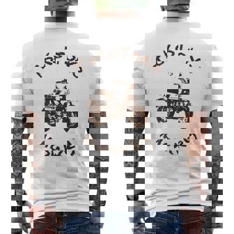 とことこモンキー バックプリント メンズTシャツ バックプリント - Kawaiitshirt