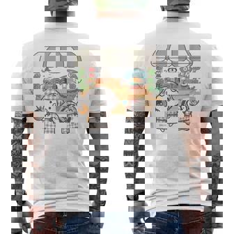 ねこぺん日和 ドーナツワゴン メンズTシャツ バックプリント - Kawaiitshirt