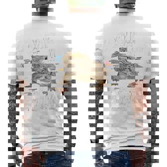 ひげを生やしたドラゴン、バルタゲーム、フトアゴヒゲトカゲ、ポゴナとくつろぐ 長袖tシャツ メンズTシャツ バックプリント - Kawaiitshirt