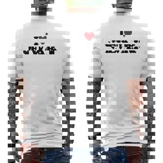 アイ・ハート Usa シティ-アイ・ラブ・ニューアーク メンズTシャツ バックプリント - Kawaiitshirt