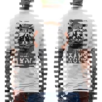 アライグマコスチュームtシャツ グルービー Let's Get Trashed メンズTシャツ バックプリント - Kawaiitshirt