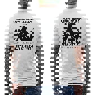 アルパカ キャンプ 恋人 テント キャンパー 行楽 キャンプ アルパカ 長袖tシャツ メンズTシャツ バックプリント - Kawaiitshirt