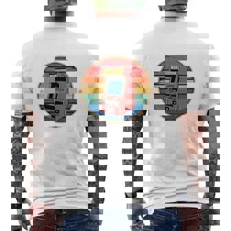 アーケード ゲーマー ビデオゲーム レトロ ゲーマー 長袖tシャツ メンズTシャツ バックプリント - Kawaiitshirt