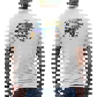 アーティスト演出 メンズTシャツ バックプリント - Kawaiitshirt