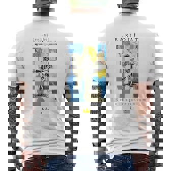 アーバン ストリートウェア グラフィック バスキア アート 抽象 メンズTシャツ バックプリント - Kawaiitshirt