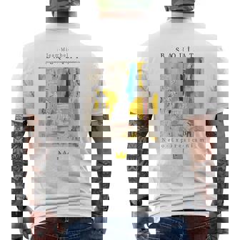 アーバン、ストリートウェア、グラフィック、バスキア、アート、抽象 メンズTシャツ バックプリント - Kawaiitshirt