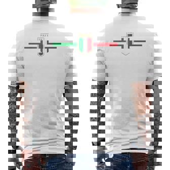 イタリアサッカー、イタリアサッカーファン メンズTシャツ バックプリント - Kawaiitshirt