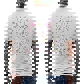 イット・イズ・ウェル・ウィズ・マイ・ソウル メンズTシャツ バックプリント - Kawaiitshirt