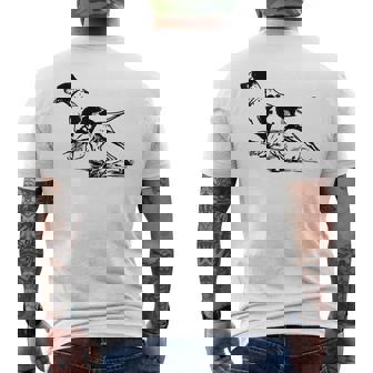 イングリッシュポインタードッグ メンズTシャツ バックプリント - Kawaiitshirt