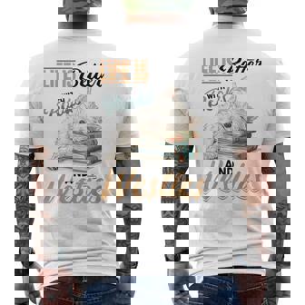 ウェスト・ハイランド・ホワイト・テリア・ウェスティ・ドッグブリード・ライフ・イズ・ベター メンズTシャツ バックプリント - Kawaiitshirt