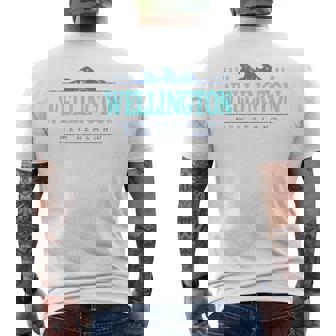 ウェリントン ニュージーランド メンズTシャツ バックプリント - Kawaiitshirt